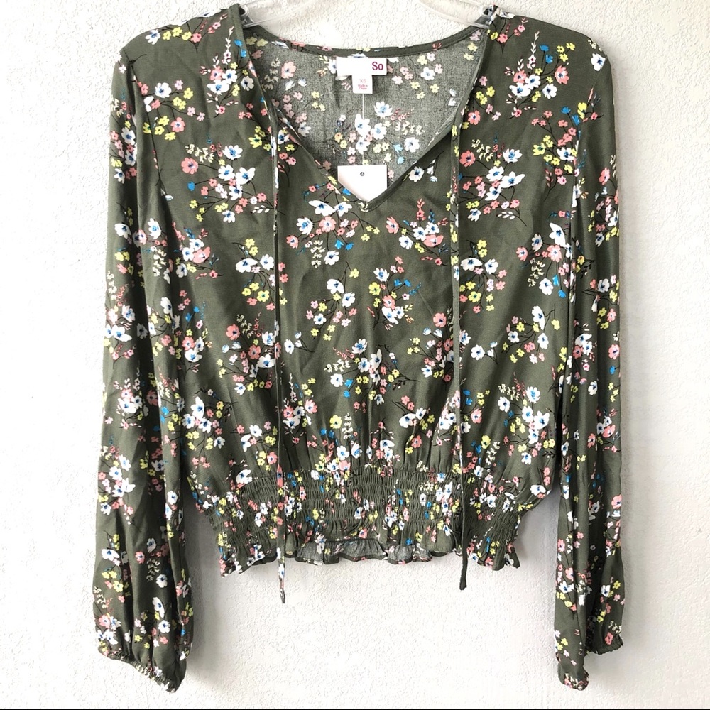 SO Flowered Blouse